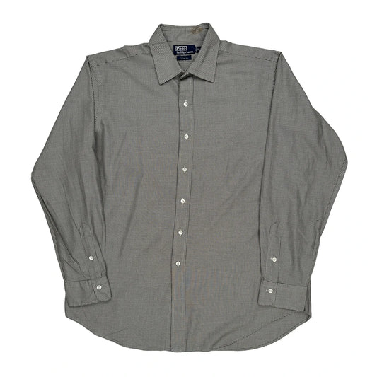 Polo By Ralph Lauren Shirt - XL Grey Cotton