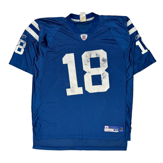 Indianapolis Colts Reebok Nfl Jersey - XL Blue Polyester