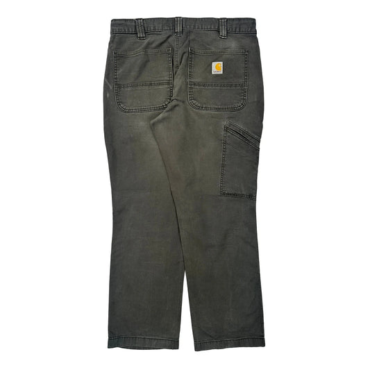 Carhartt Carpenter Trousers - 33W 30L Grey Cotton