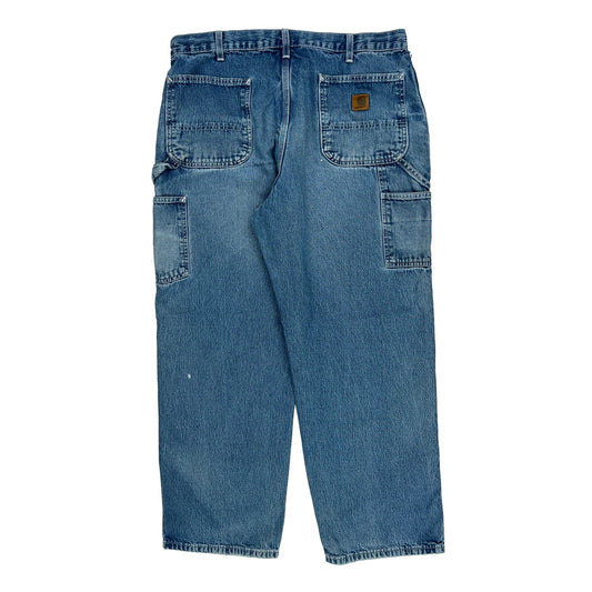 Carhartt Carpenter Jeans - 36W 30L Blue Cotton