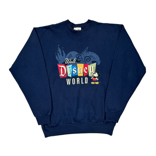 Disney Sweatshirt - Medium Navy Cotton