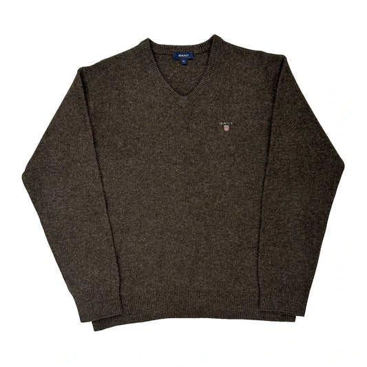 Gant Jumper - XL Brown Wool