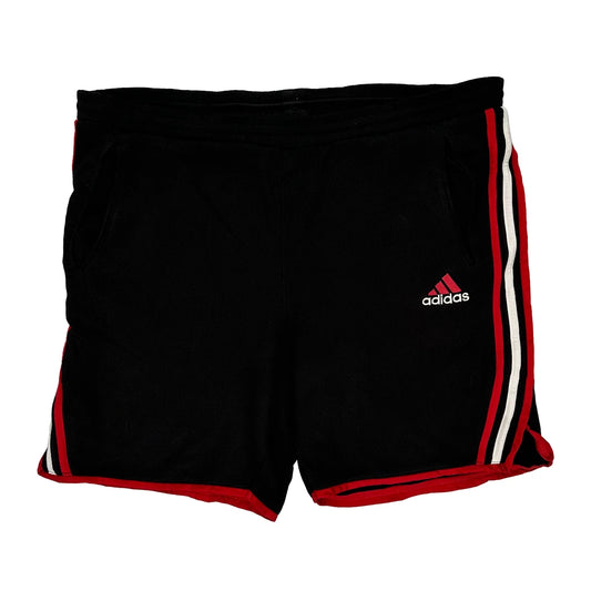 Three Stripes Adidas Sport Shorts - XL Black Polyester