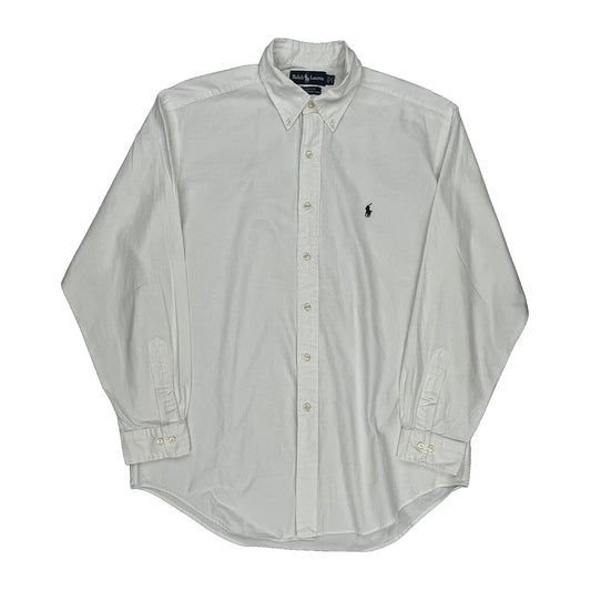 Yarmouth Ralph Lauren Shirt - Large White Cotton