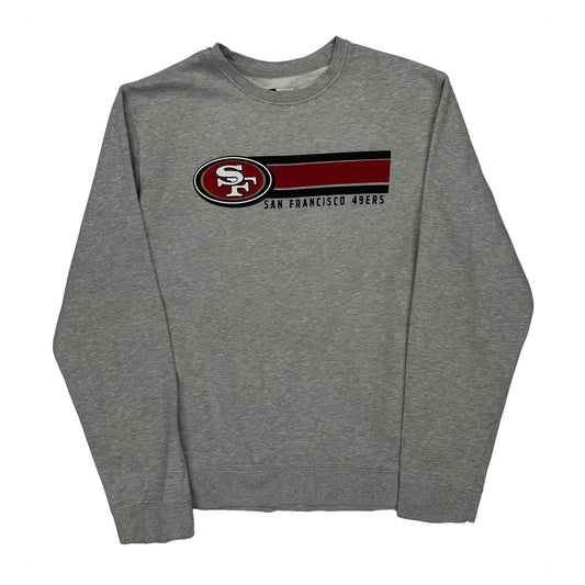 San Francisco 49Ers Nfl Sweatshirt - Large Grey Cotton