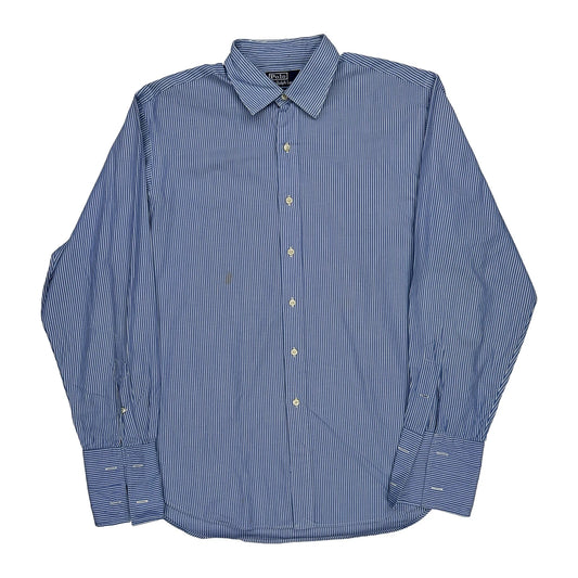 Polo By Ralph Lauren Striped Shirt - XL Blue Cotton