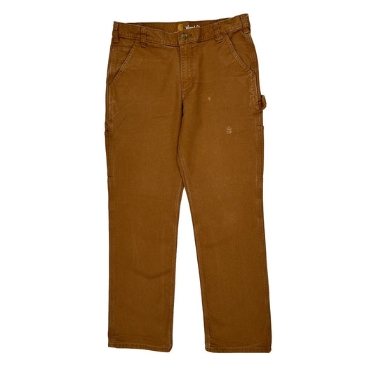 Carhartt Carpenter Trousers - 34W 30L Brown Cotton Blend