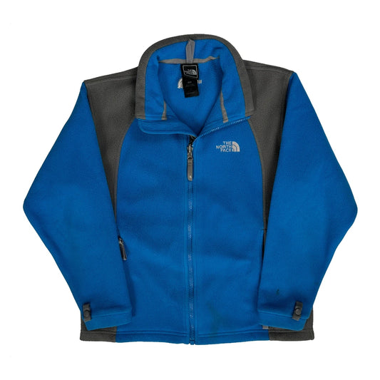 The North Face Fleece Jacket - Medium Blue Polyester