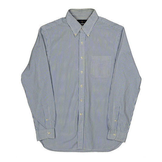 Ralph Lauren Slim Fit Shirt - Large Blue Cotton