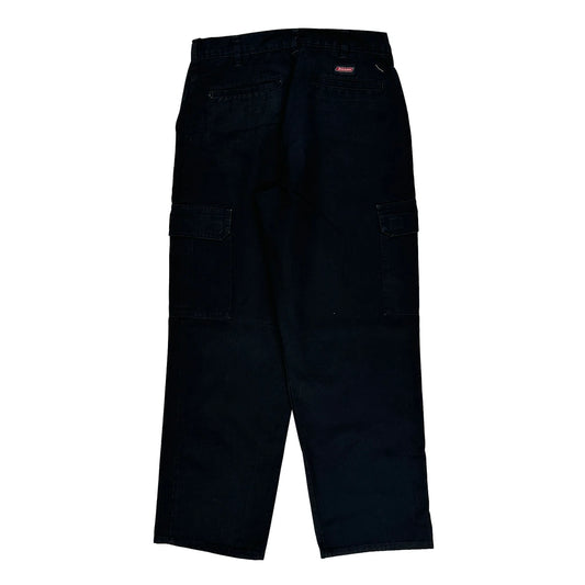 Dickies Cargo Trousers - 30W 29L Black Cotton