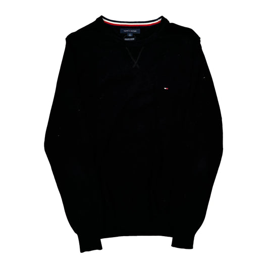 Tommy Hilfiger Jumper - Small Black Cotton