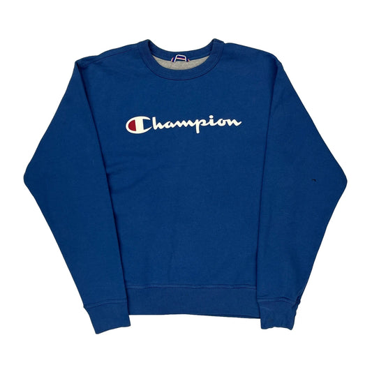 Authentic Athleticwear Champion Sweatshirt - Medium Blue Cotton