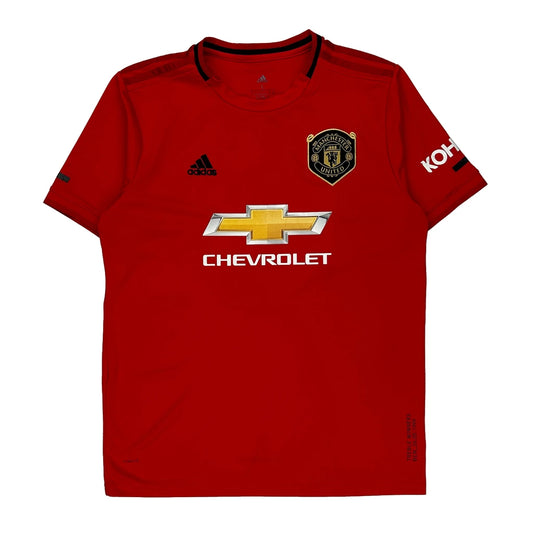 Manchester United 2019-20 Adidas Football Shirt - Large Red Polyester