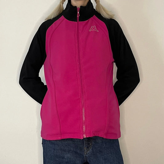 Vintage pink Kappa Track Jacket - womens large