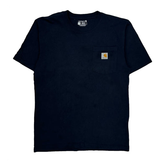 Vintage Carhartt T-Shirt - Small Black Cotton
