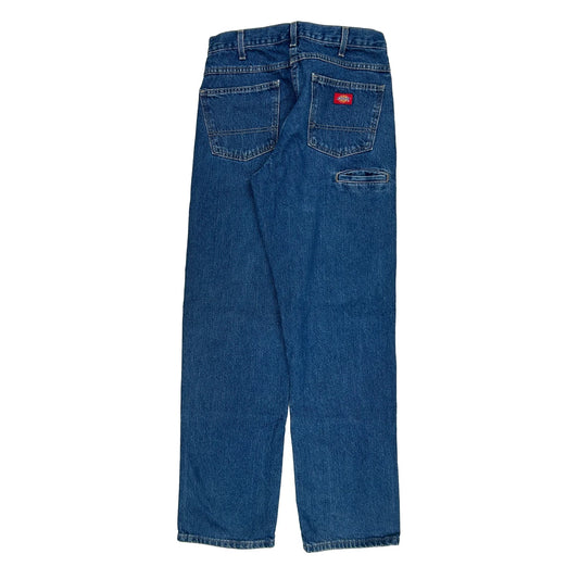 Vintage Dickies Double Knee Jeans - 32W 34L Blue Cotton