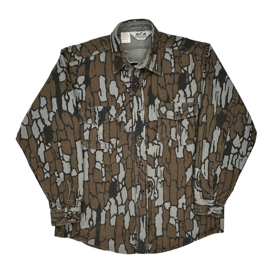 Unbranded Camo Shirt - Large Black Cotton