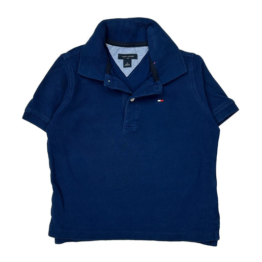 Age 3 Tommy Hilfiger Polo Shirt - 2XS Blue Cotton