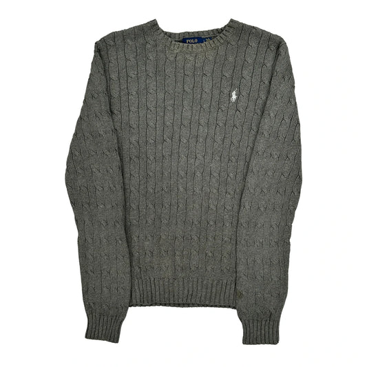 Polo By Ralph Lauren Jumper - Large Grey Cotton
