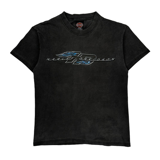 Pride Of Wisconsin Harley Davidson Graphic T-Shirt - Medium Black Cotton