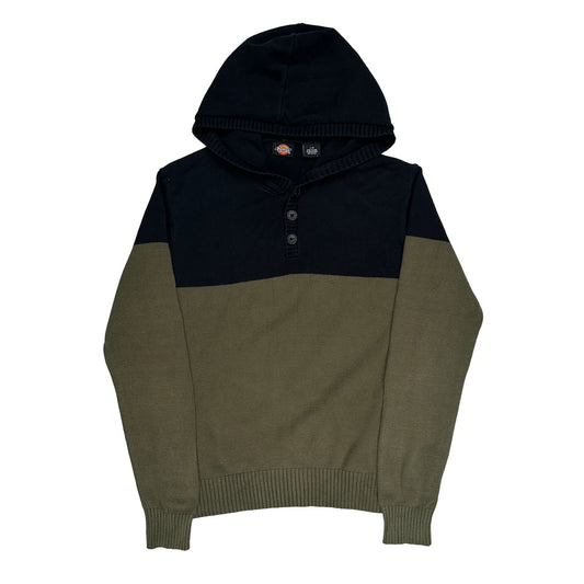 Vintage Dickies Hoodie - Large Black Cotton