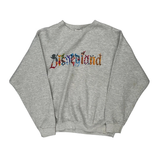 Made In USA Disneyland Mickey Inc Sweatshirt - XL Grey Cotton