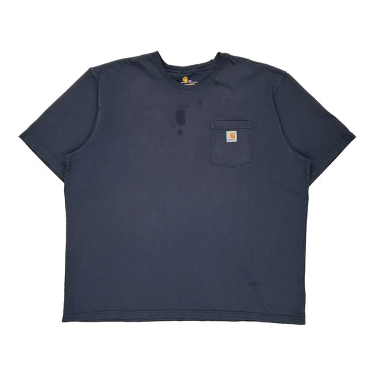 Carhartt T-Shirt - 3XL Blue Cotton