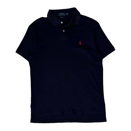 Polo By Ralph Lauren Polo Shirt - Medium Navy Cotton