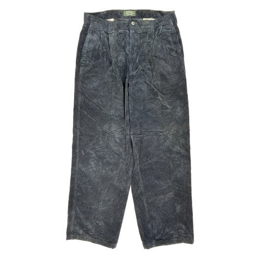 Made In USA Polo Country Ralph Lauren Cord Trousers - 31W 29L Grey Cotton