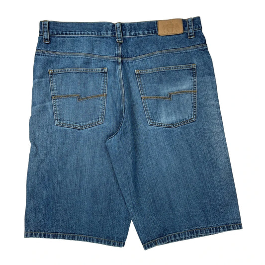 Ll Cool J Denim Shorts - 38W 12L Blue Cotton
