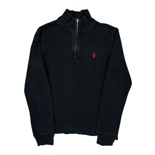 Age 10-12 Polo By Ralph Lauren Long Sleeve T-Shirt - Large Black Cotton