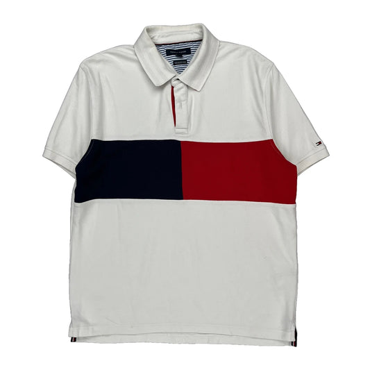 Tommy Hilfiger Polo Shirt - XL Navy Cotton