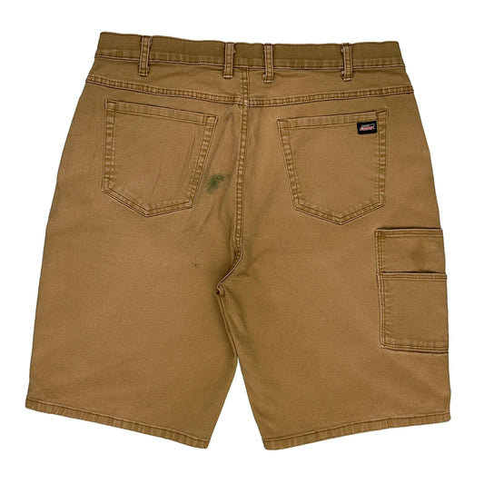 Dickies Cargo Shorts - 35W 10L Brown Cotton