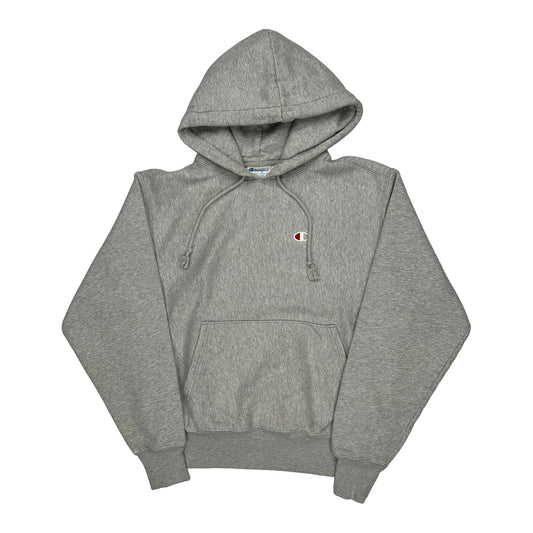 Champion Hoodie - Medium Grey Cotton Blend