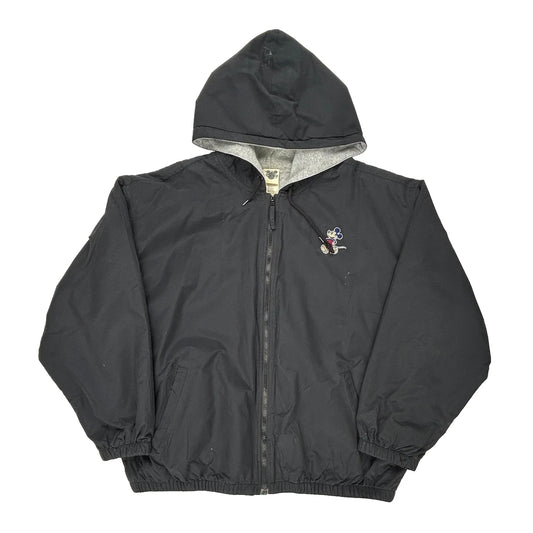 Mickey Mouse Disney Jacket - XL Black Cotton