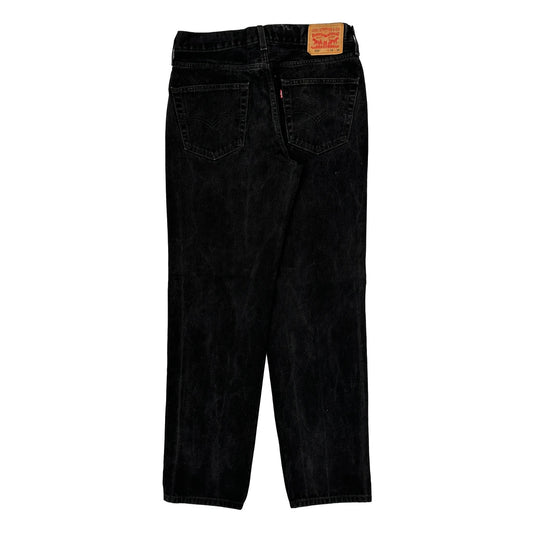 550 Levis Jeans - 32W 34L Black Denim