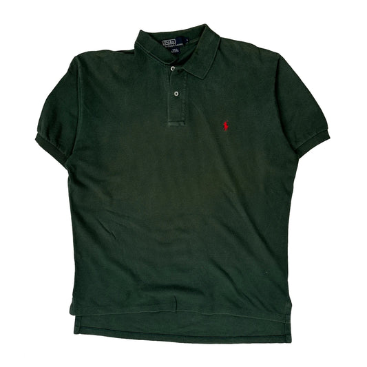 Polo By Ralph Lauren Polo Shirt - Large Green Cotton