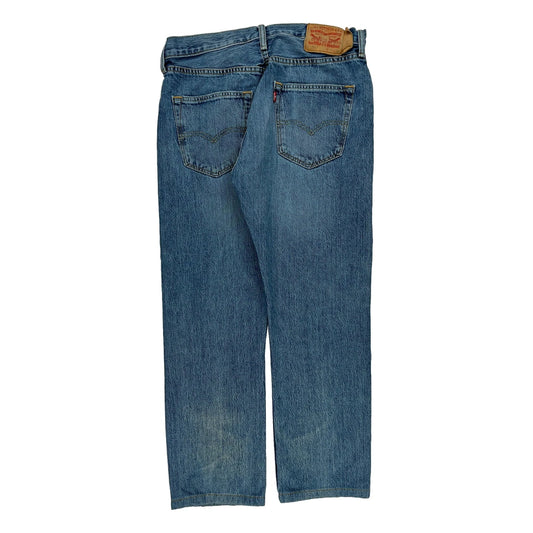 501 Levis Jeans - 32W 27L Blue Cotton