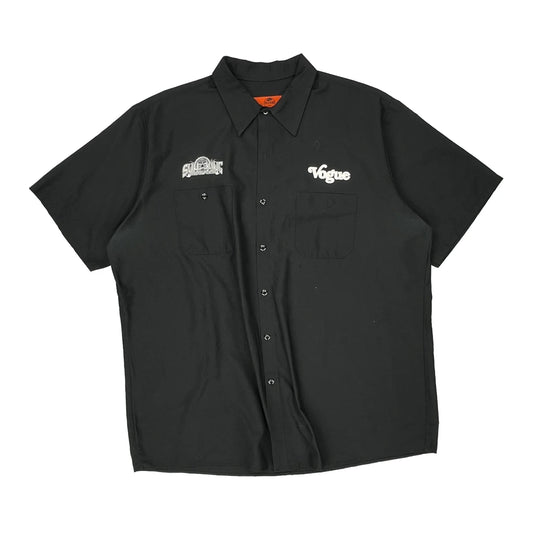 Sun King Concert Series Red Kap Graphic Short Sleeve Shirt - 2XL Black Polyester