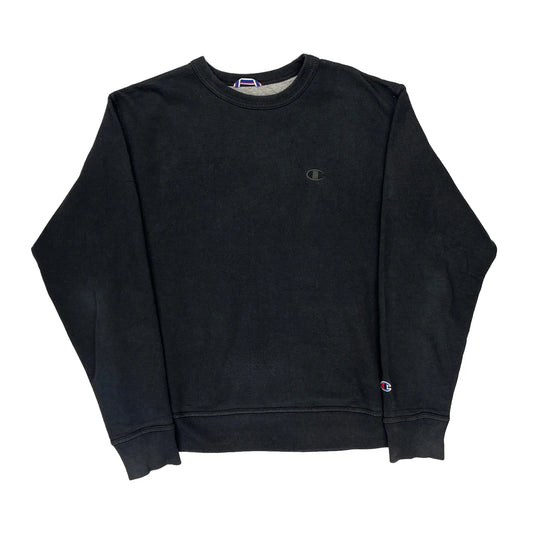 Champion Sweatshirt - Medium Black Cotton