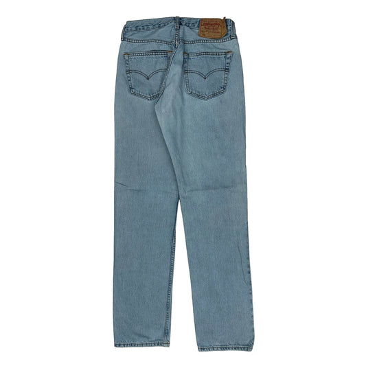501 Levis Jeans - 30W 33L Light Wash Denim