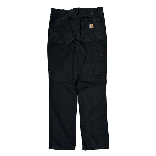 Carhartt Carpenter Trousers - 32W 34L Black Cotton