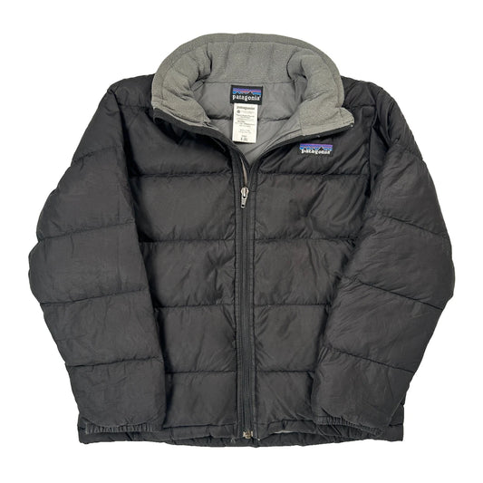 Vintage Age 8 Patagonia Puffer - Small Black Polyester