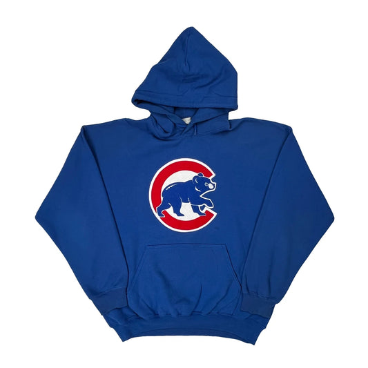 Chicago Cubs Lee Sport Hoodie - Large Blue Cotton Blend