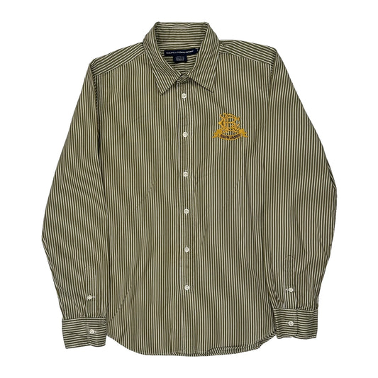 Ralph Lauren Sport Striped Shirt - Medium Green Cotton