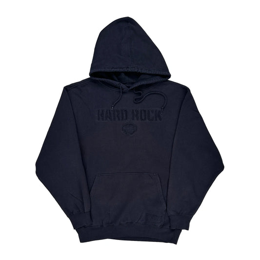 Hard Rock Cafe Hoodie - Medium Black Cotton Blend