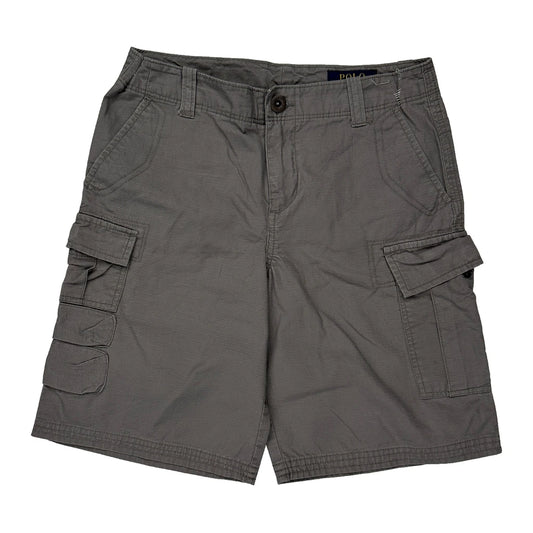 Age 10 Polo By Ralph Lauren Cargo Cargo Shorts - Medium Grey Cotton