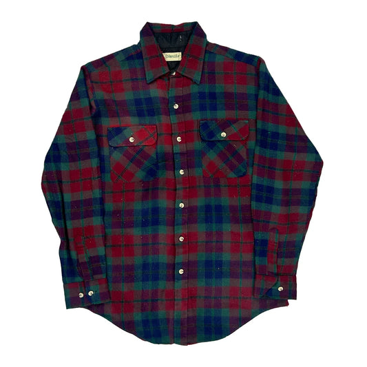 St. Johns Bay Checked Flannel Shirt - Large Multicoloured Cotton