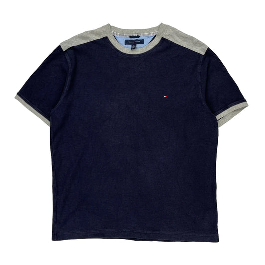 Tommy Hilfiger T-Shirt - XL Grey Cotton