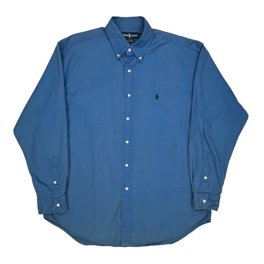 Blake Ralph Lauren Shirt - Large Blue Cotton